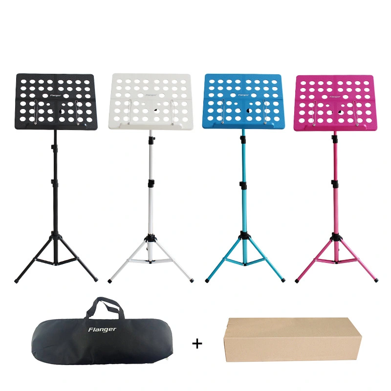 Foldable lifting color small music stand