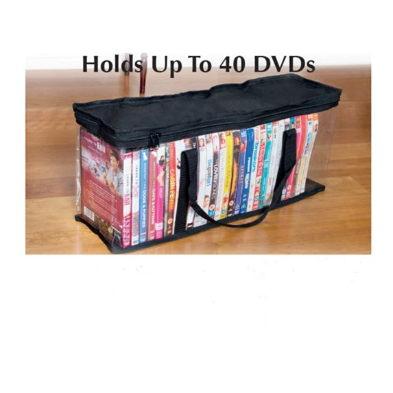 Transparent PVC Storage Bag Can Hold 40 CDs