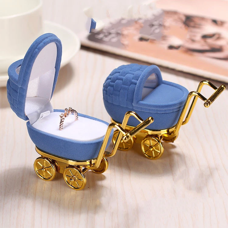 Jewelry Storage Box Baby Carriage Necklace Box