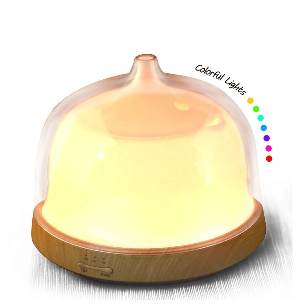 Bedside lamp for air humidifier