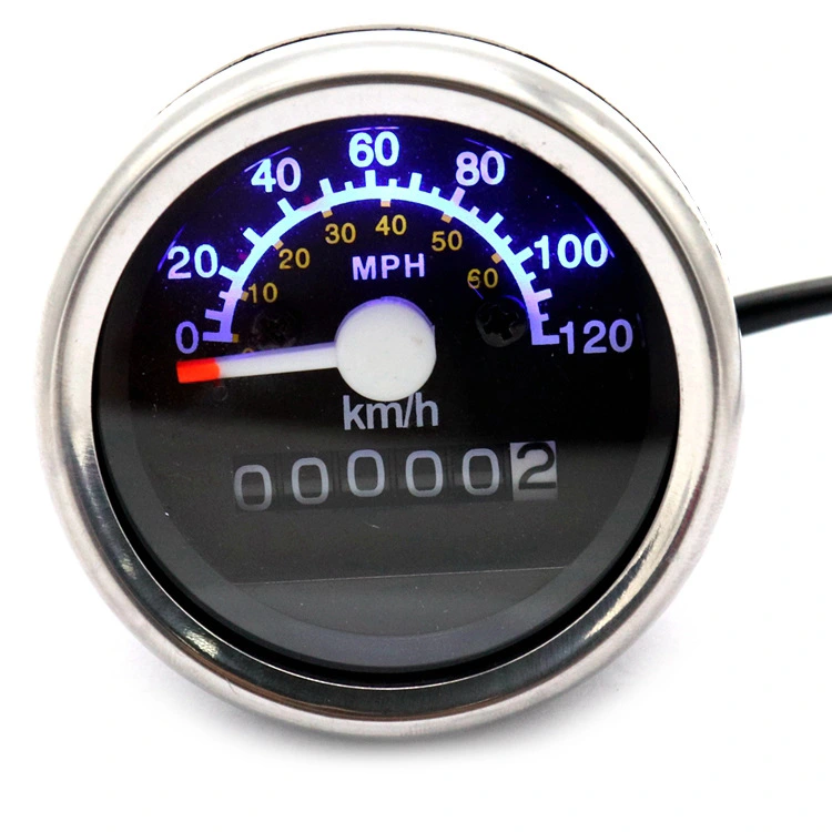 Motorcycle Mechanical Kilometer-Mile Dual-Scale Speedometer Speedometer