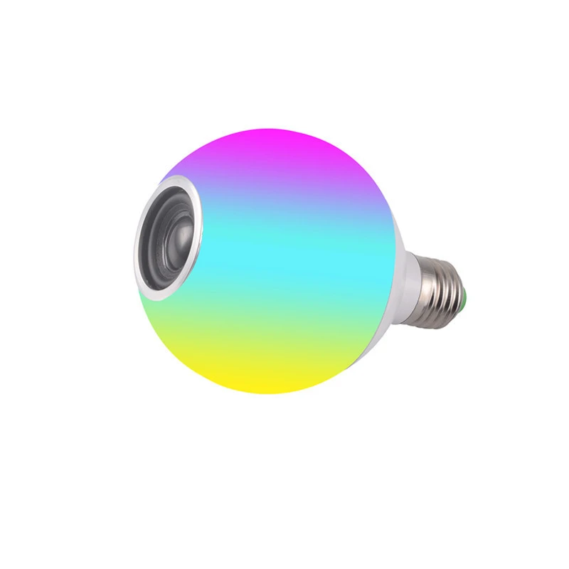 Remote control colorful LED bluetooth music bulb light