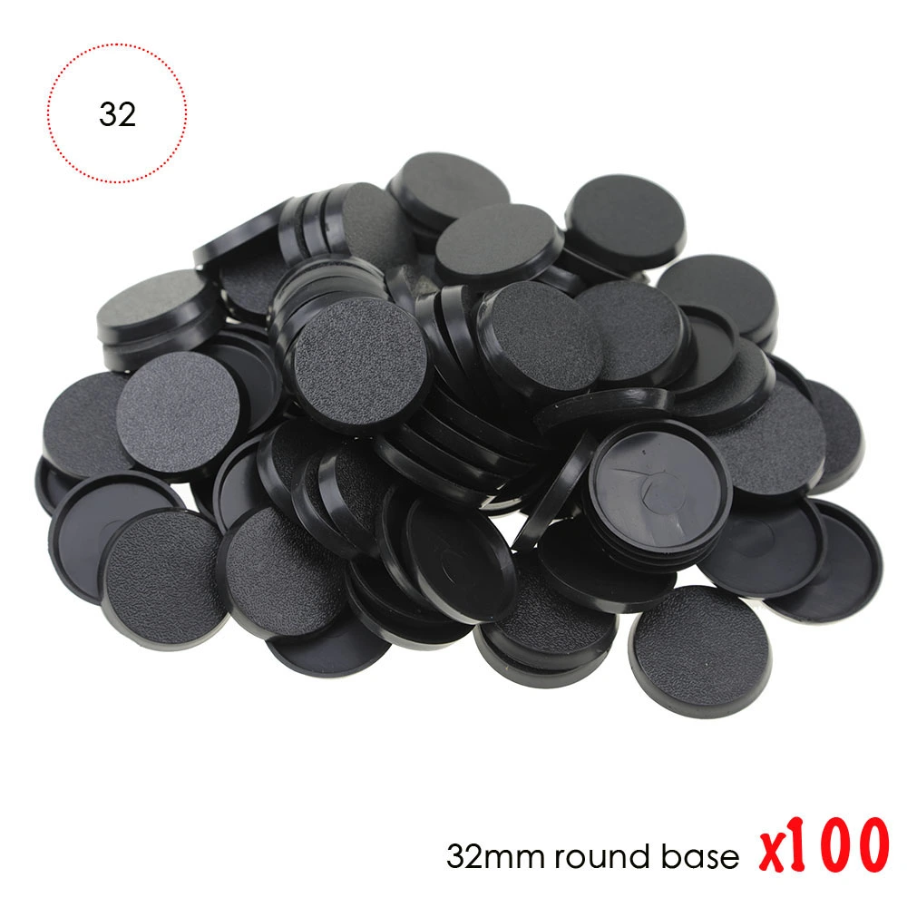 32mm Round base