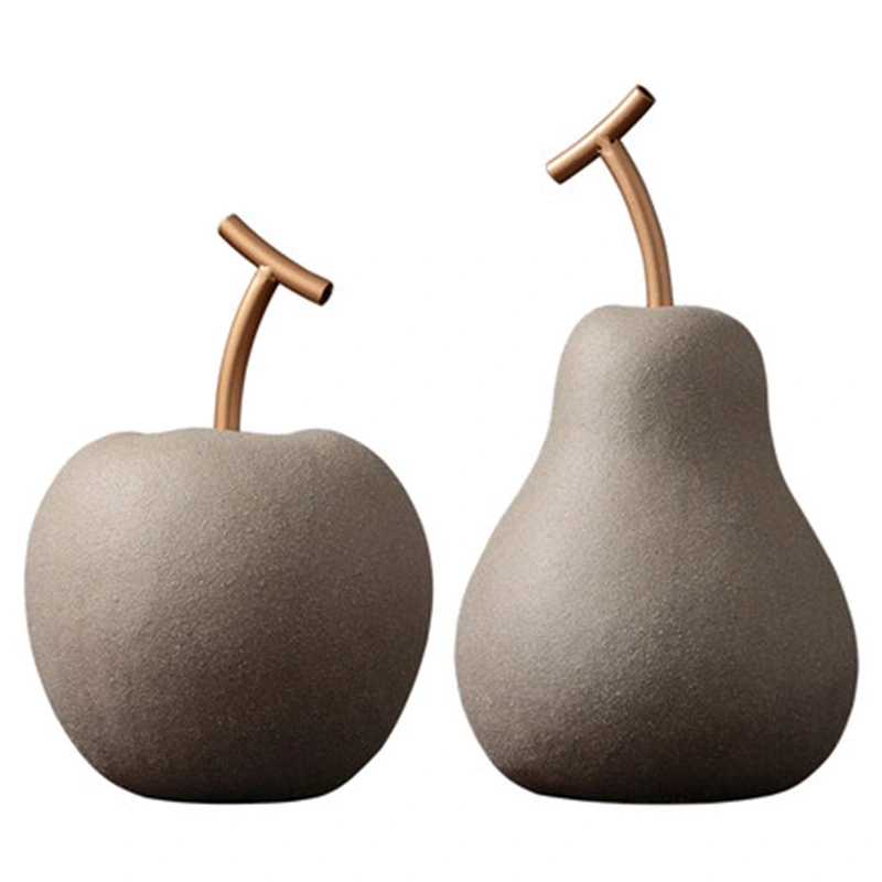 Creative cement ceramic fruit decoration