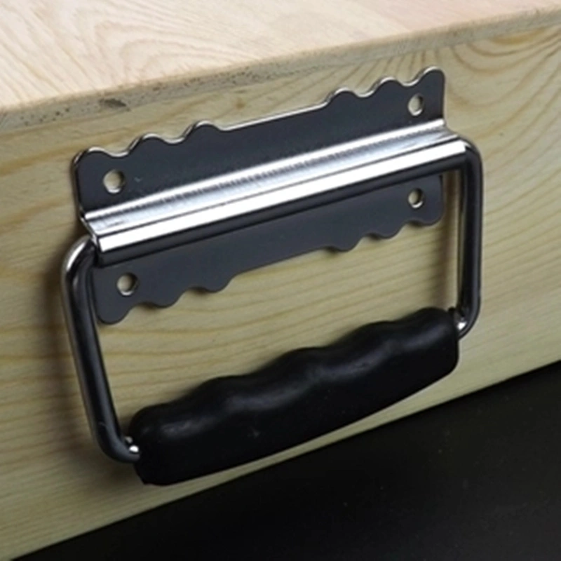 Folding handle plate type handle