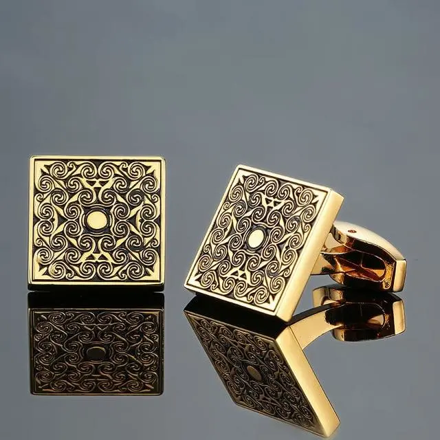 Rose flower cufflinks