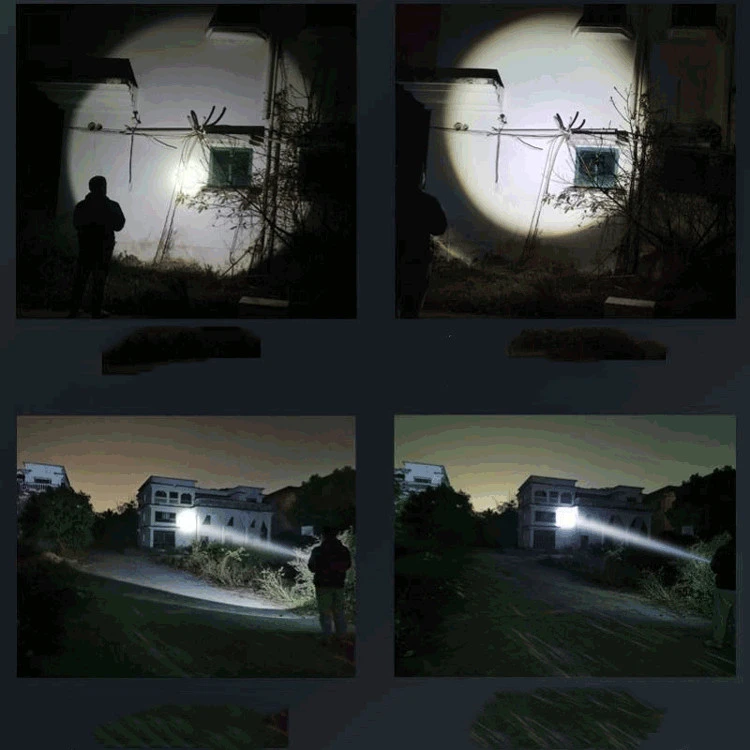 T6 fixed focus strong light rechargeable flashlight