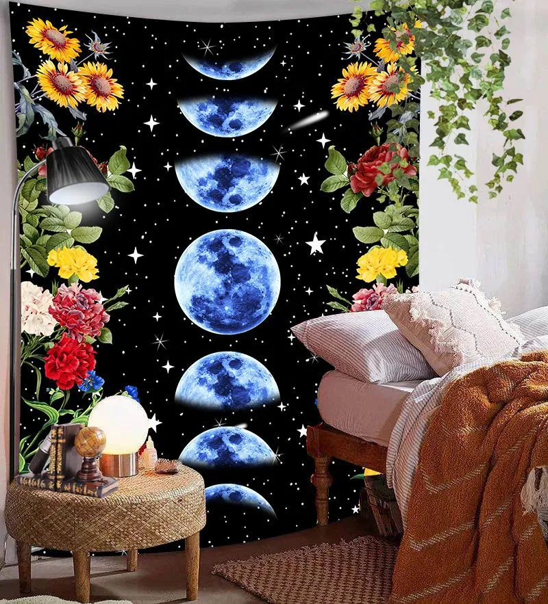 Moon Flower Fashion tapestry