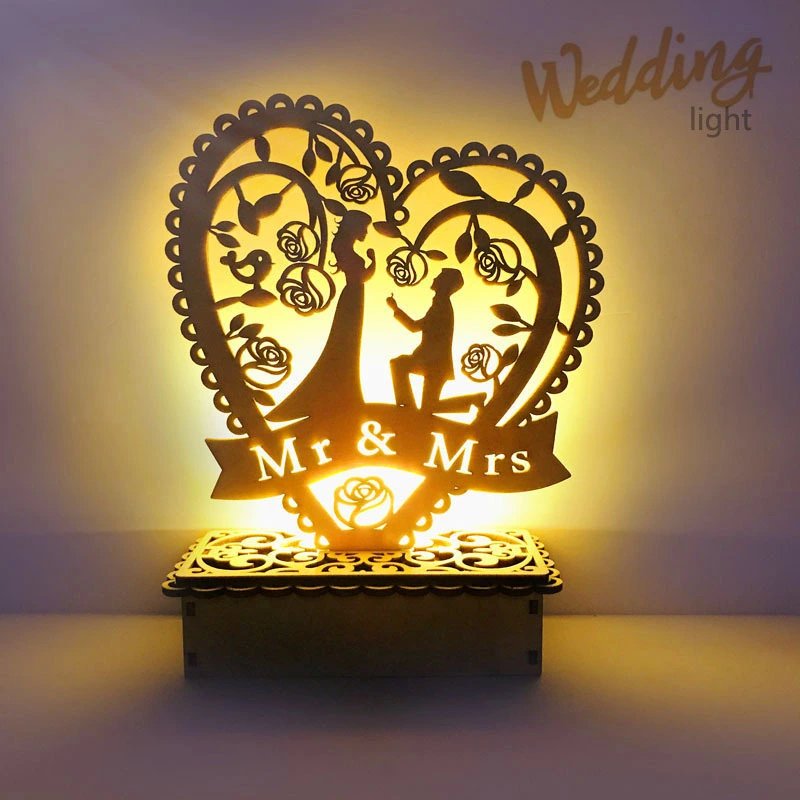 Wooden DIY night light