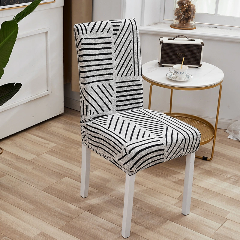 Chair Cover Cover Nordic Thick Elastic One Set Bedroom Hotel Restaurant Stool Cover