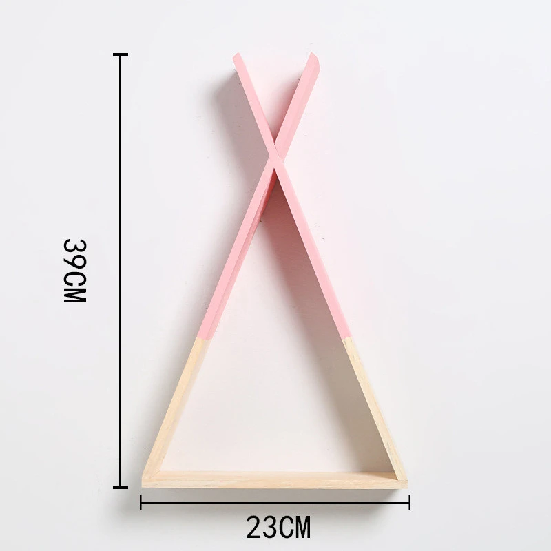 Nordic wood x triangle shelf