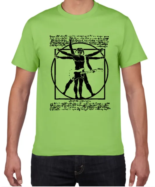 Drums Da Vinci Funny T Shirt Men Vitruvian Man Drummer