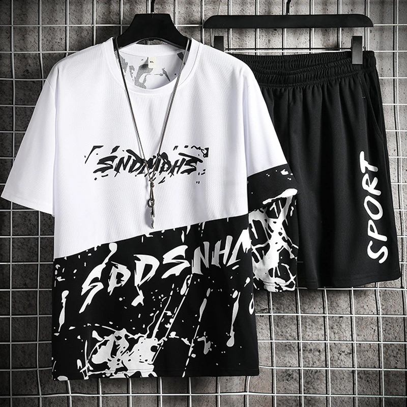 Two-piece Printed Youth Fashion Casual Set