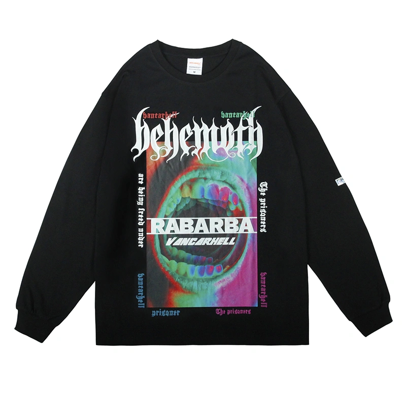 Dark rock long sleeve T-shirt