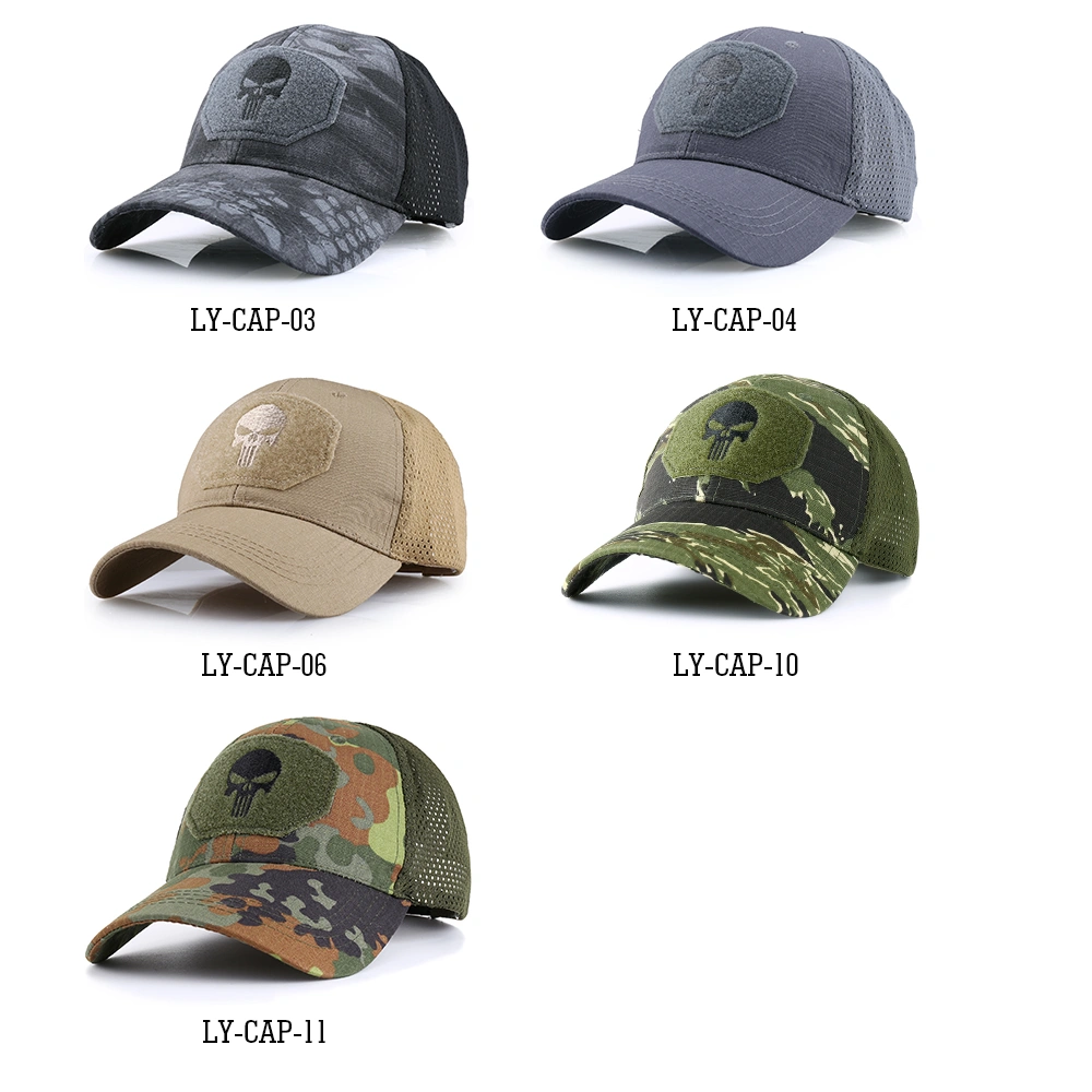 Skull embroidery baseball cap