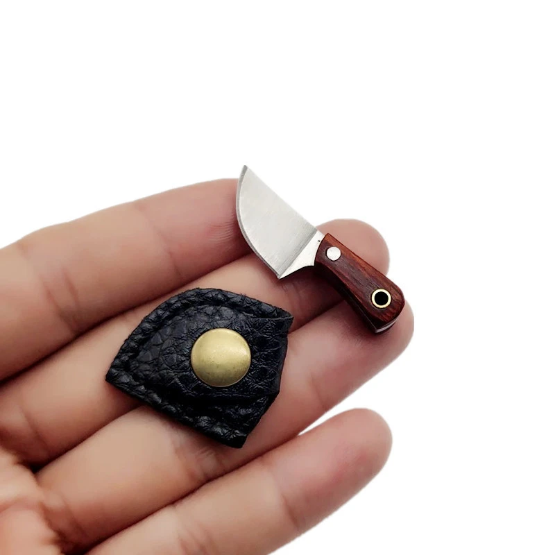 Non-folding Knife Pendant Accessory Keychain Small Kitchen Knife