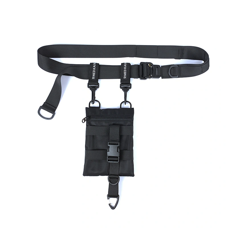 Mobile phone belt bag with belt buckle