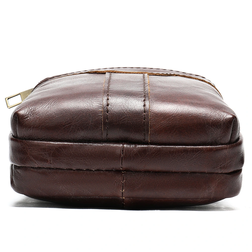 Vintage cowhide messenger bag
