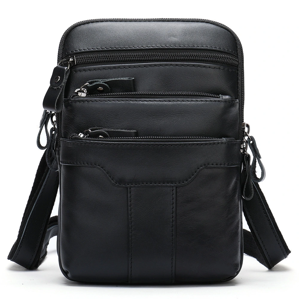 Vintage cowhide messenger bag