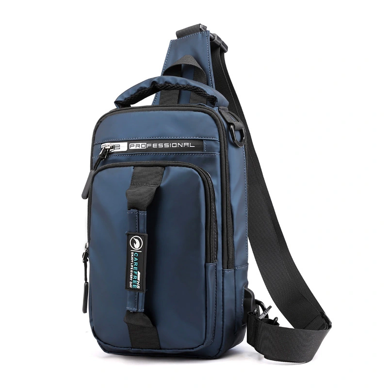 Korean Casual Sports Chest Bag Fashion Trend Backpack Men'S Mini Shoulder Messenger Bag Multifunctional Small Backpack