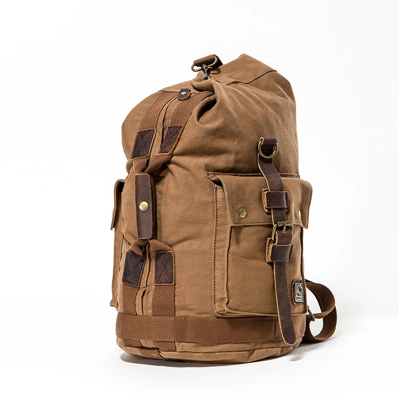 Fashion Travel Backpack Korean Brand Dual Purpose Canvas Bag Large Capacity Backpack In Stock