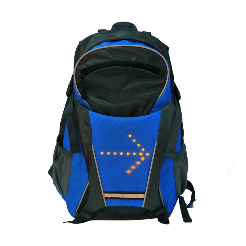 Riding LED light backpack