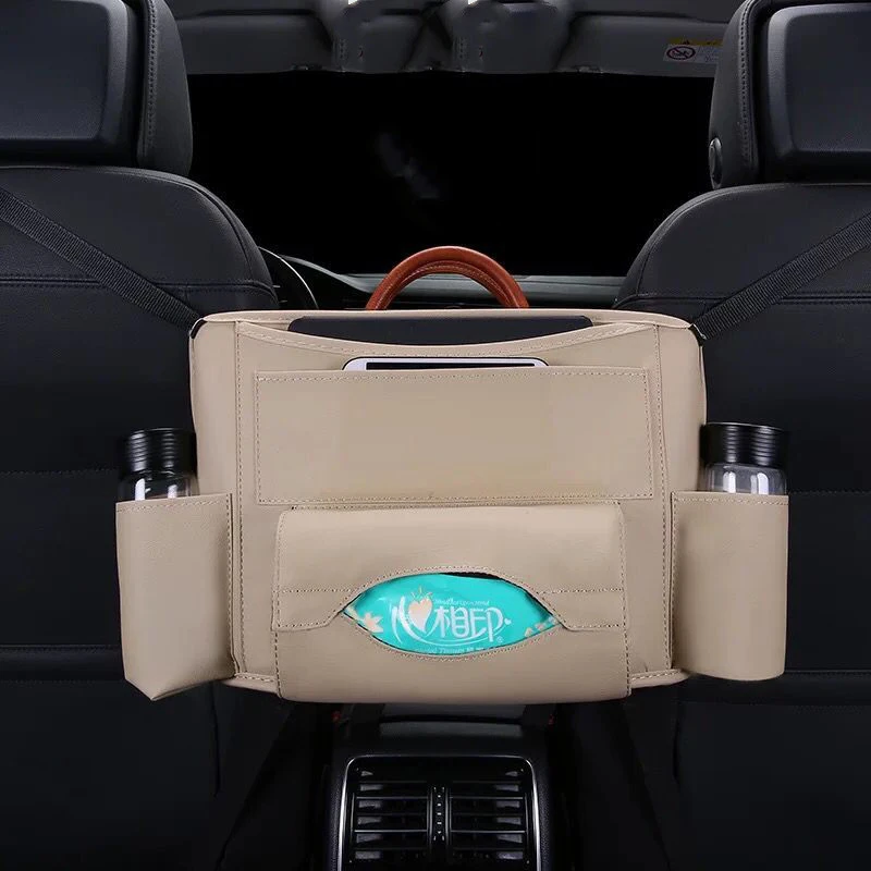 Car seat back multifunctional storage hanging bag