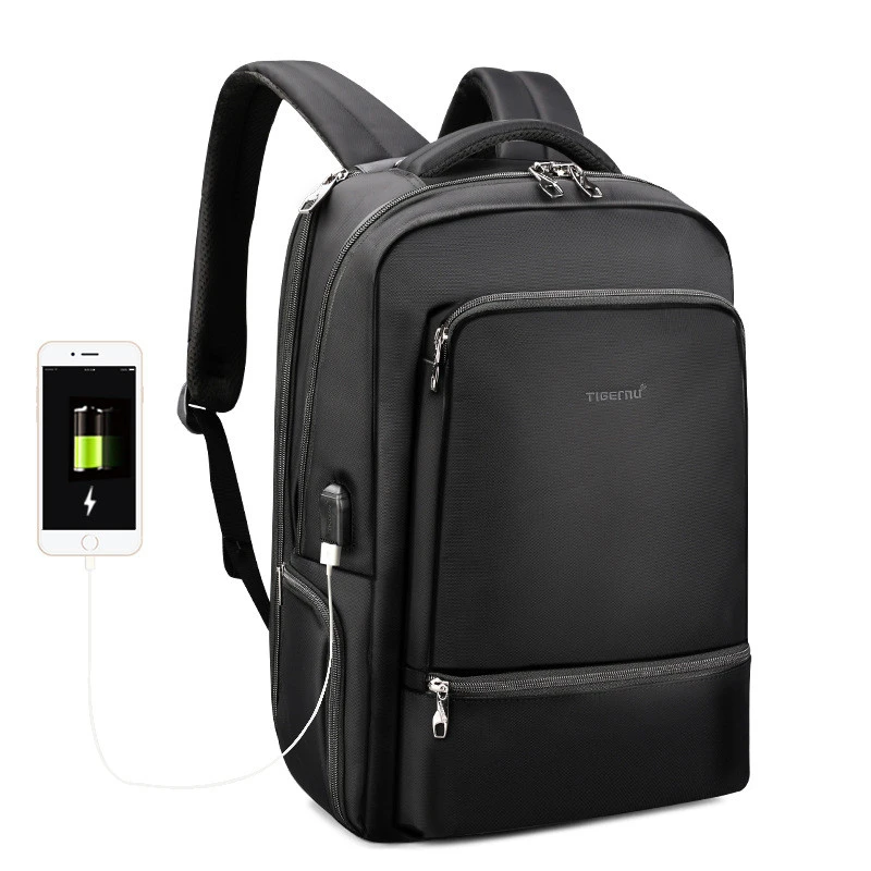 Outdoor USB charging travel backpack