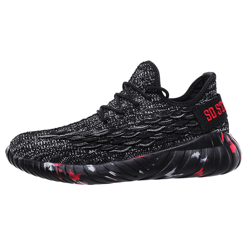 Flying Woven Sports Men's Breathable Running Shoes