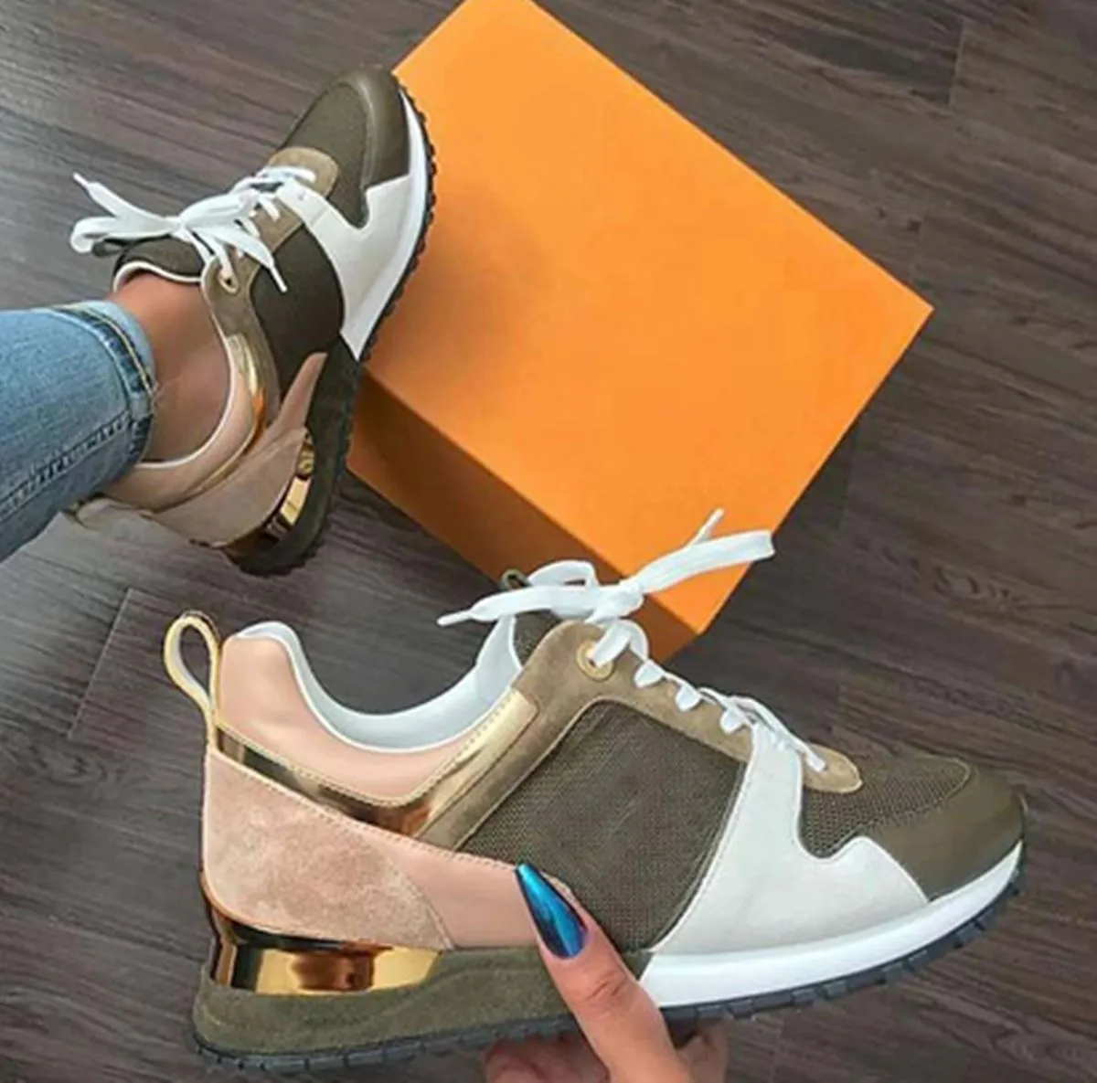 Front Lace-Up Captain Jack Sports Solid Color Women'S Shoes