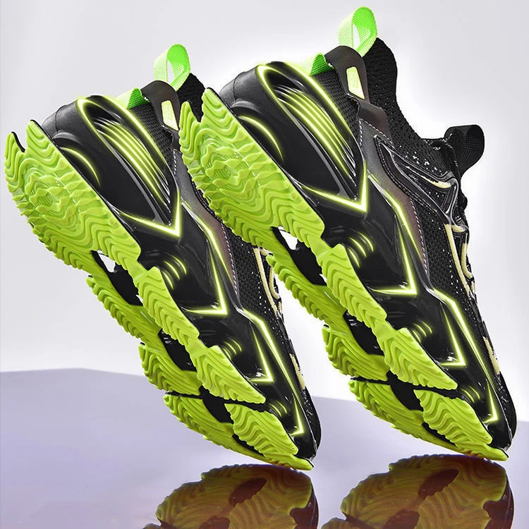 Summer Breathable Men's Shoes New Shoes Shock Absorption Running Sneakers