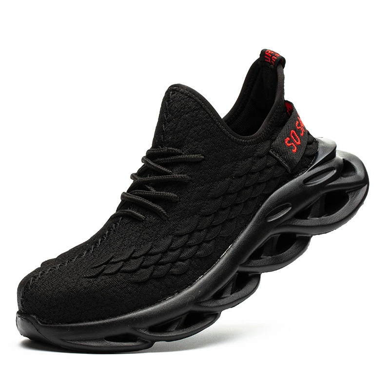 Anti-smash And Anti-puncture Breathable Steel Toe Safety Protective Shoes Men