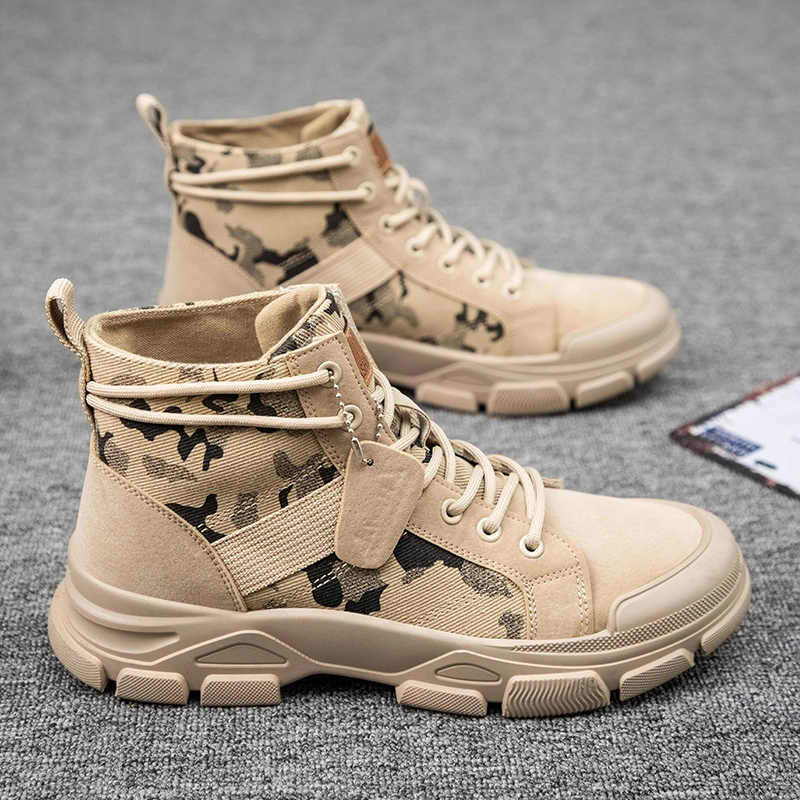 High Top Canvas Work Casual Fashion Boots