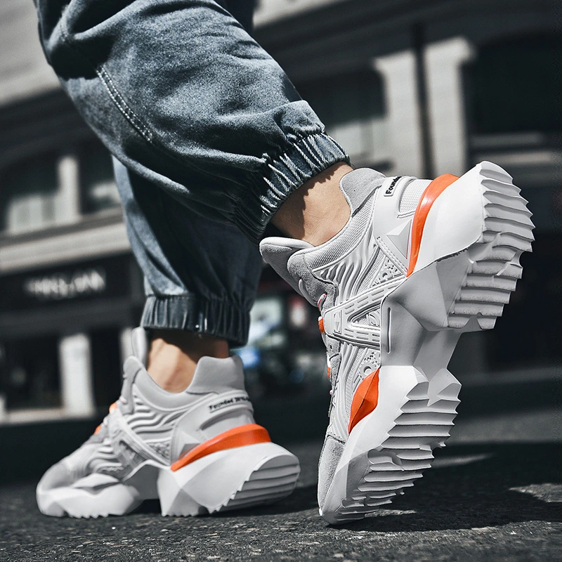 Men's Thick Soled High Rise Sports Casual Shoes