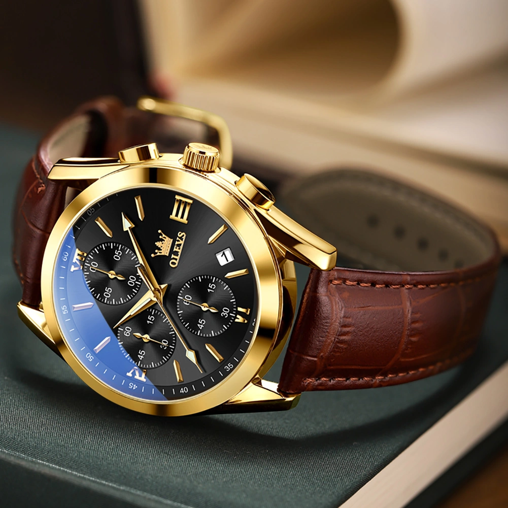 Multi-function Three-eye Six-needle Sports Chronograph Men's Watch Men's Watch