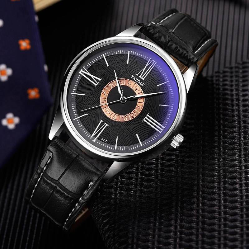 Silver Business Watch Men's Casual Constellation Design Quartz Men's Watch