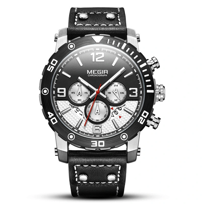 Men's Multifunctional Sports Chronograph Luminous Waterproof Quartz Watch