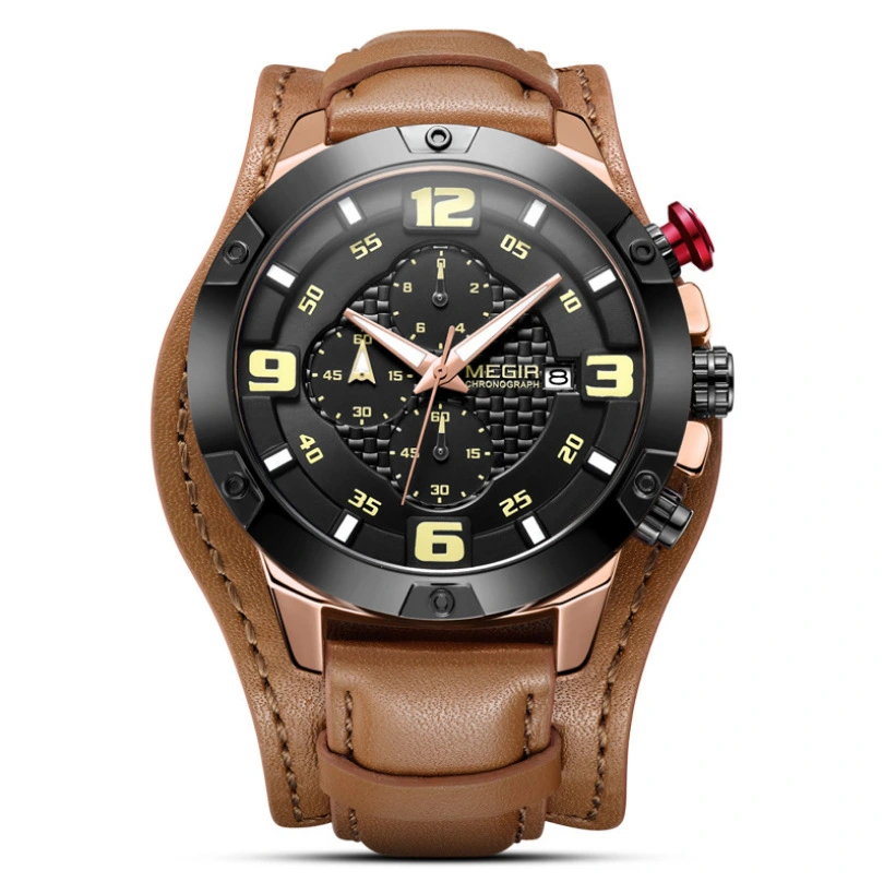 Multifunctional Calendar Double-layer Belt Quartz Watch