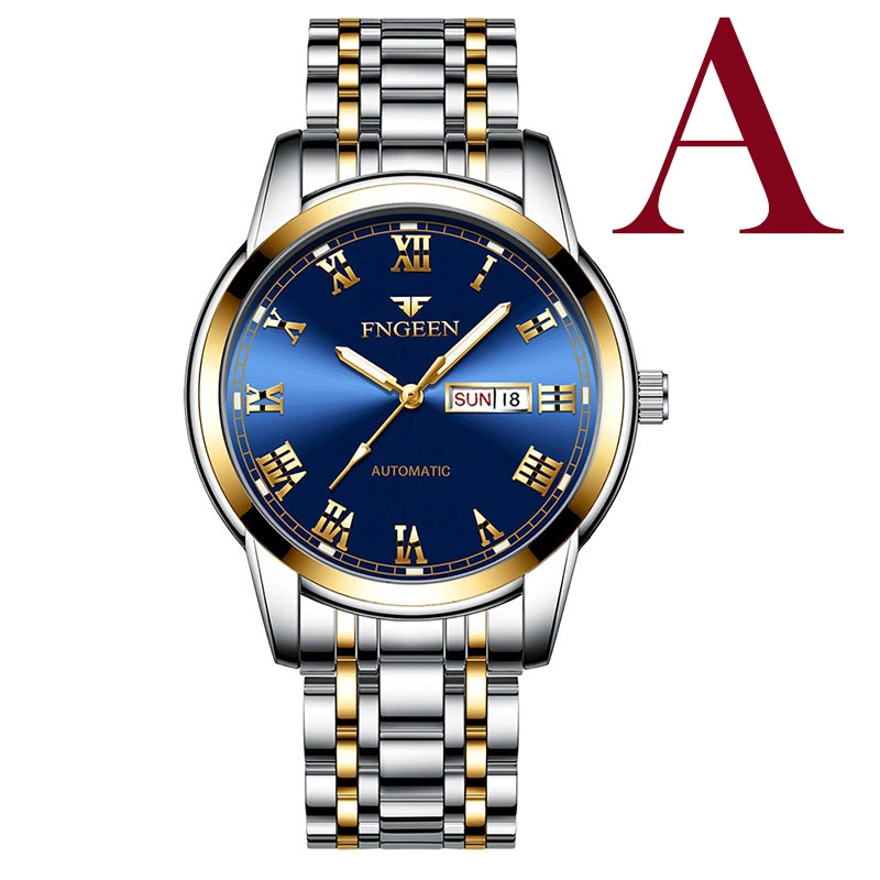 Stainless Steel Band Luminous Quartz Student Fashion Trend Men's Watch
