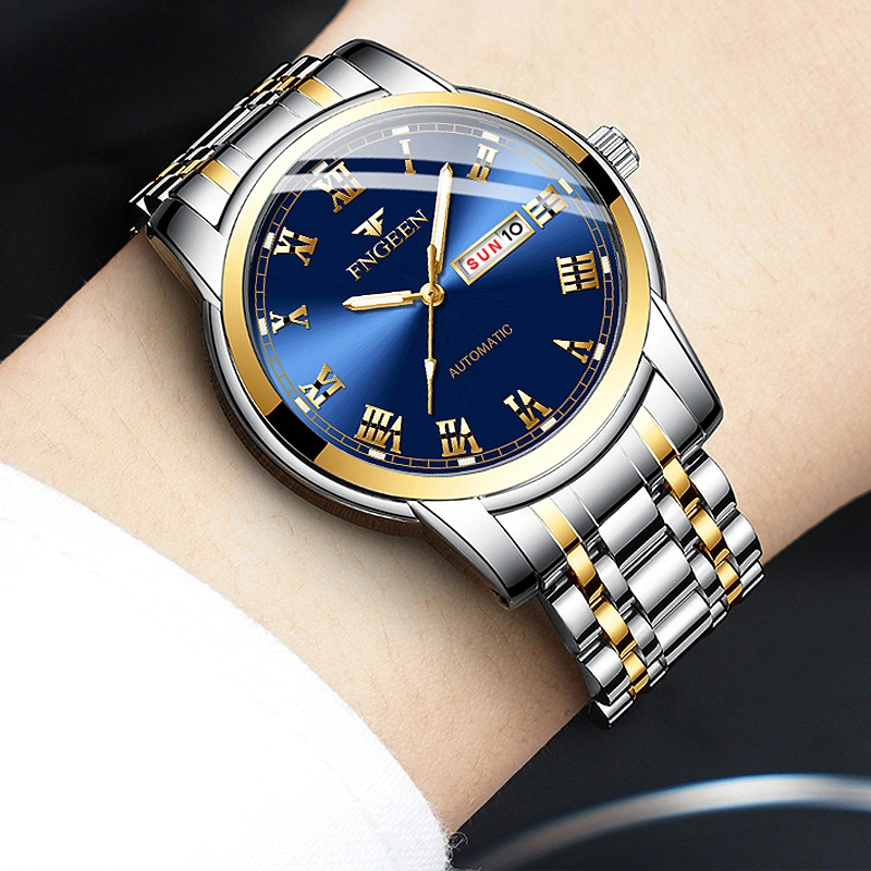 Stainless Steel Band Luminous Quartz Student Fashion Trend Men's Watch