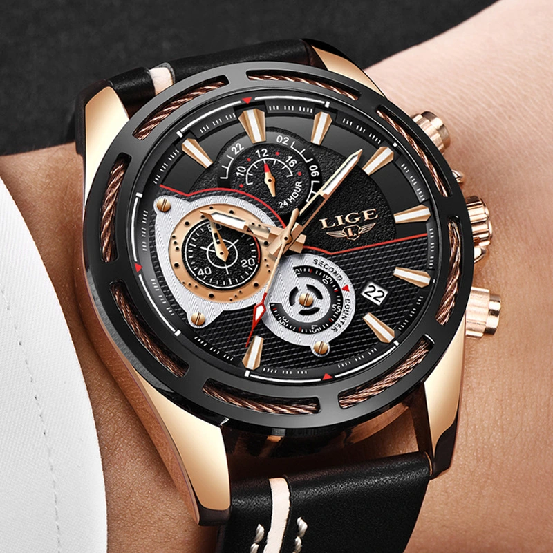 Fashion waterproof quartz watch