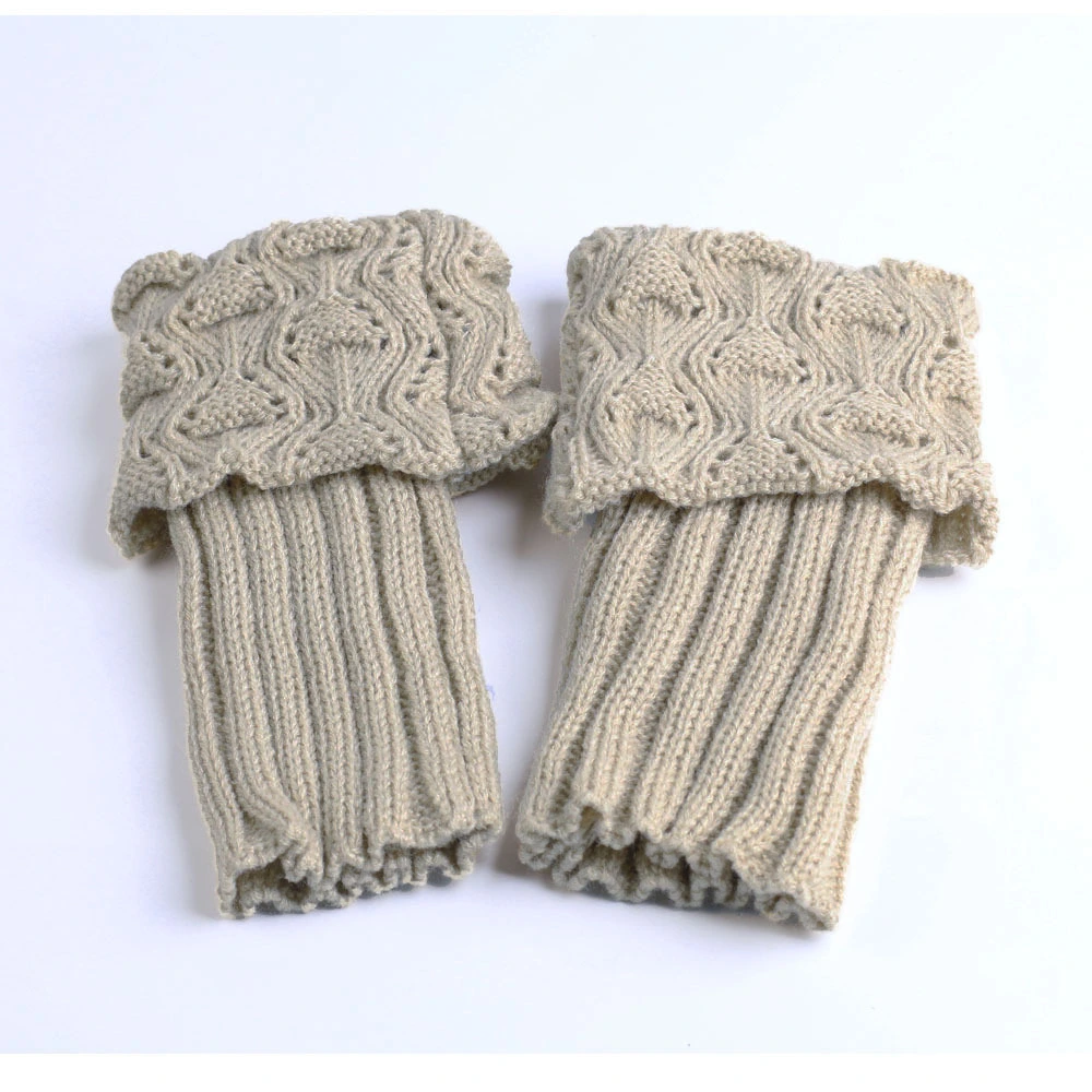 Hollow leg boot cover woolen leg cover warm decoration