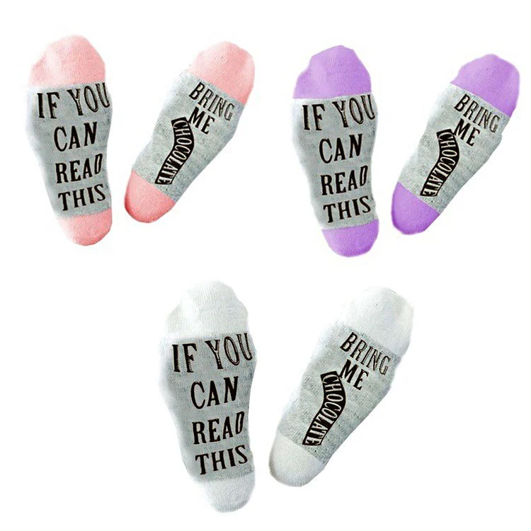 English medium tube men's and women's cotton socks