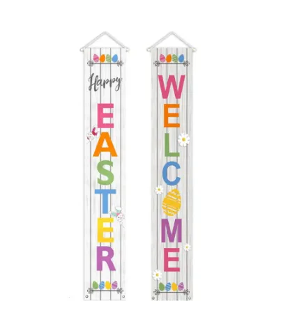 Holiday Decoration Banner Outdoor Hanging Flag Banner Door Curtain