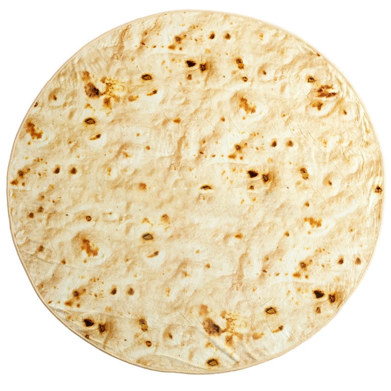 Pizza Tortilla Tortilla Blanket Pita Lavash Soft Blanket