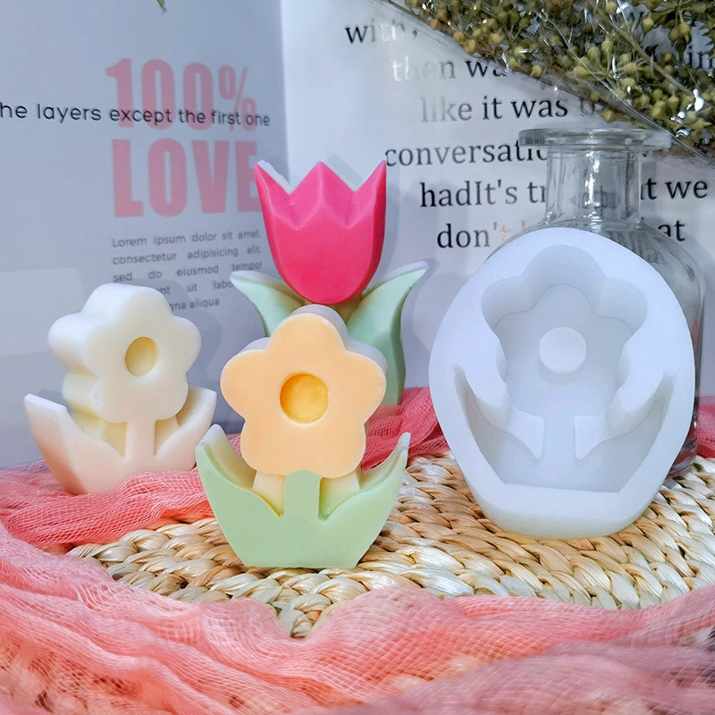 Korean Style Simple Tulip Candle