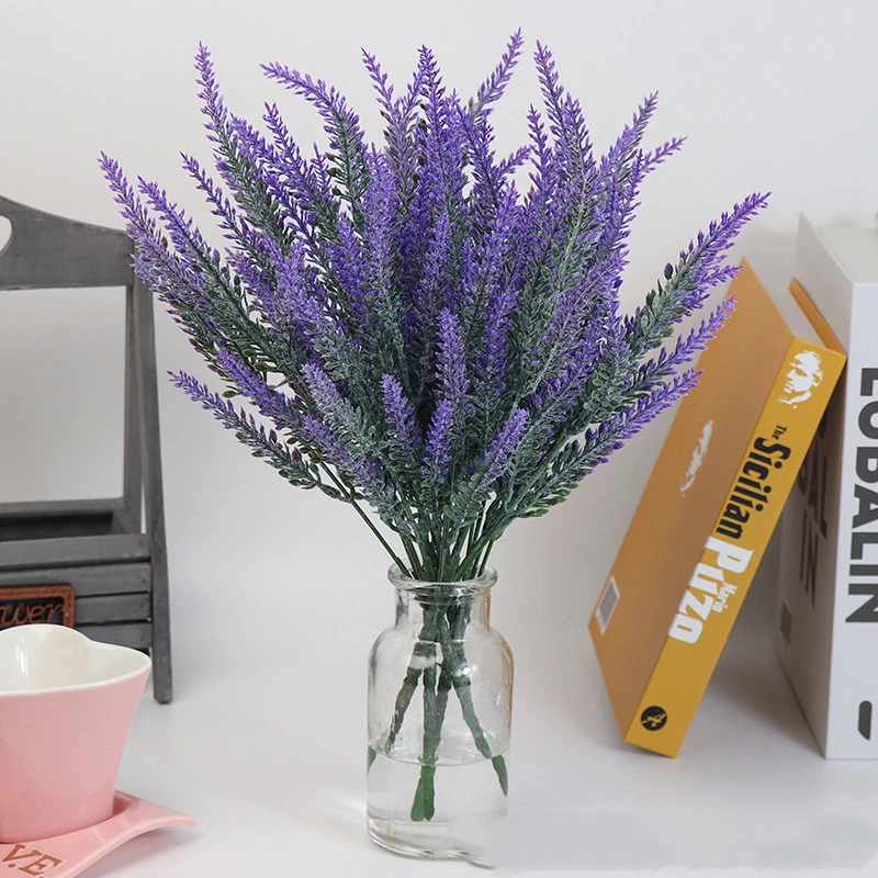 Living Room Home Decoration 1 Bunch Of Artificial Flowers Lavender Floral