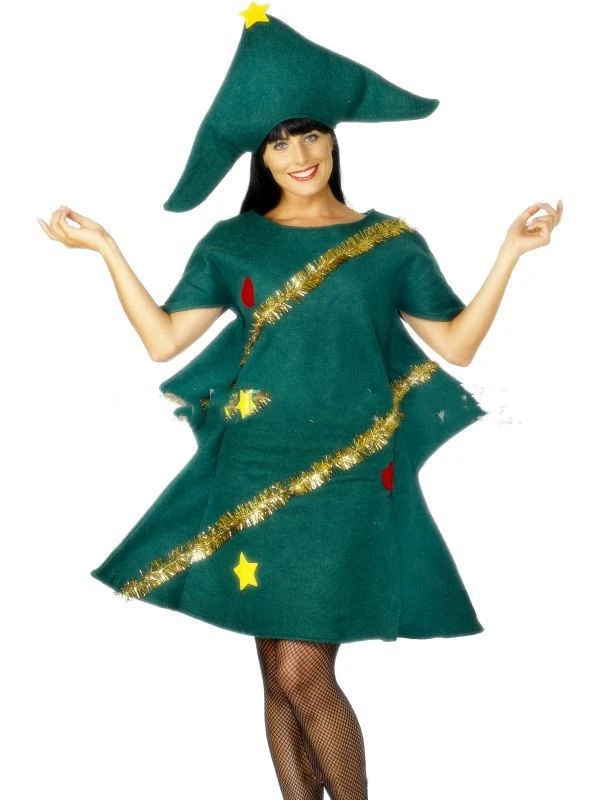 Christmas Costume Adult Christmas Tree Elf Costume