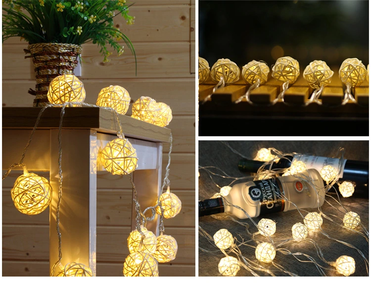 Handmade Sepak Takraw LED Star Decoration Light