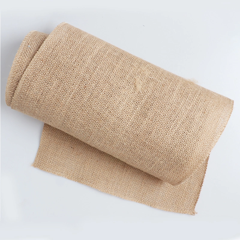 DIY Handmade Christmas Wedding Craft Pure Color Linen Roll Natural Jute Strips